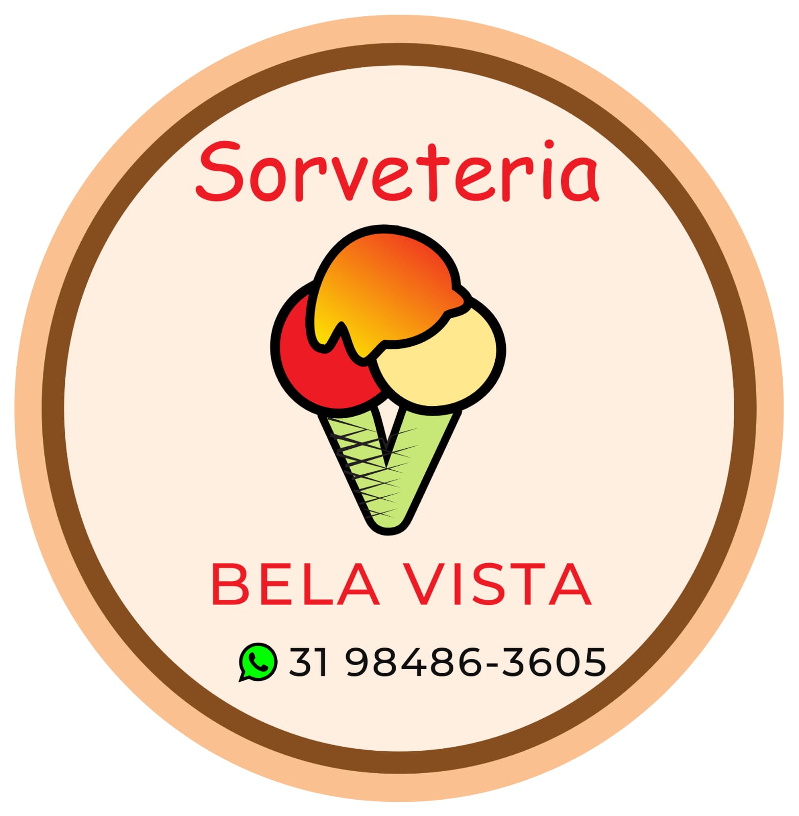 Logo Sorveteria Bela Vista
